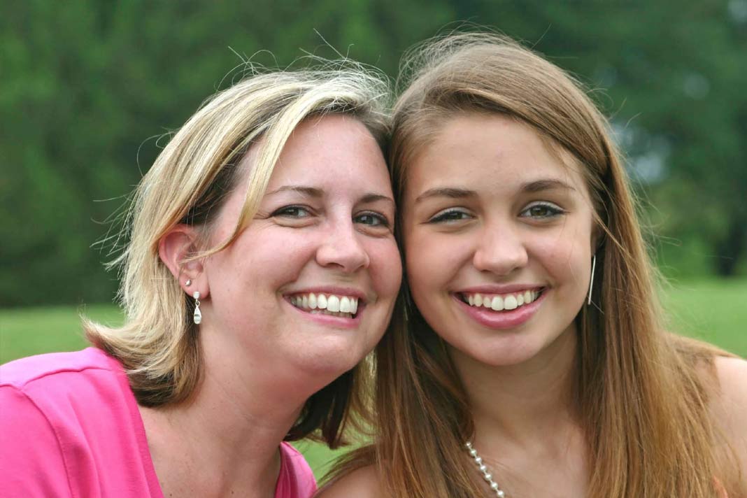 Mom And Teen Facial